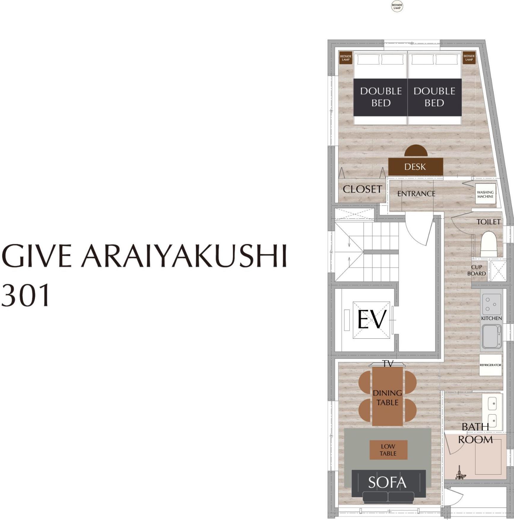 Give Araiyakushi Apartment Tokyo Bagian luar foto