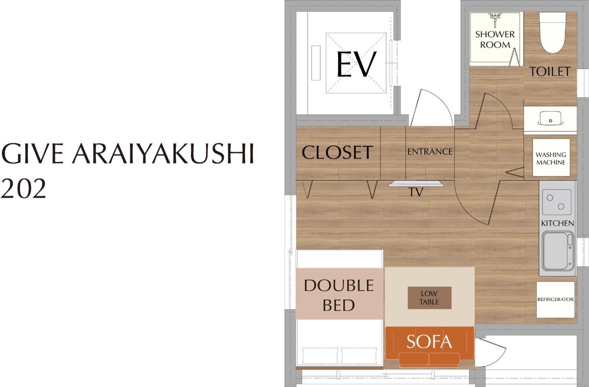 Give Araiyakushi Apartment Tokyo Bagian luar foto